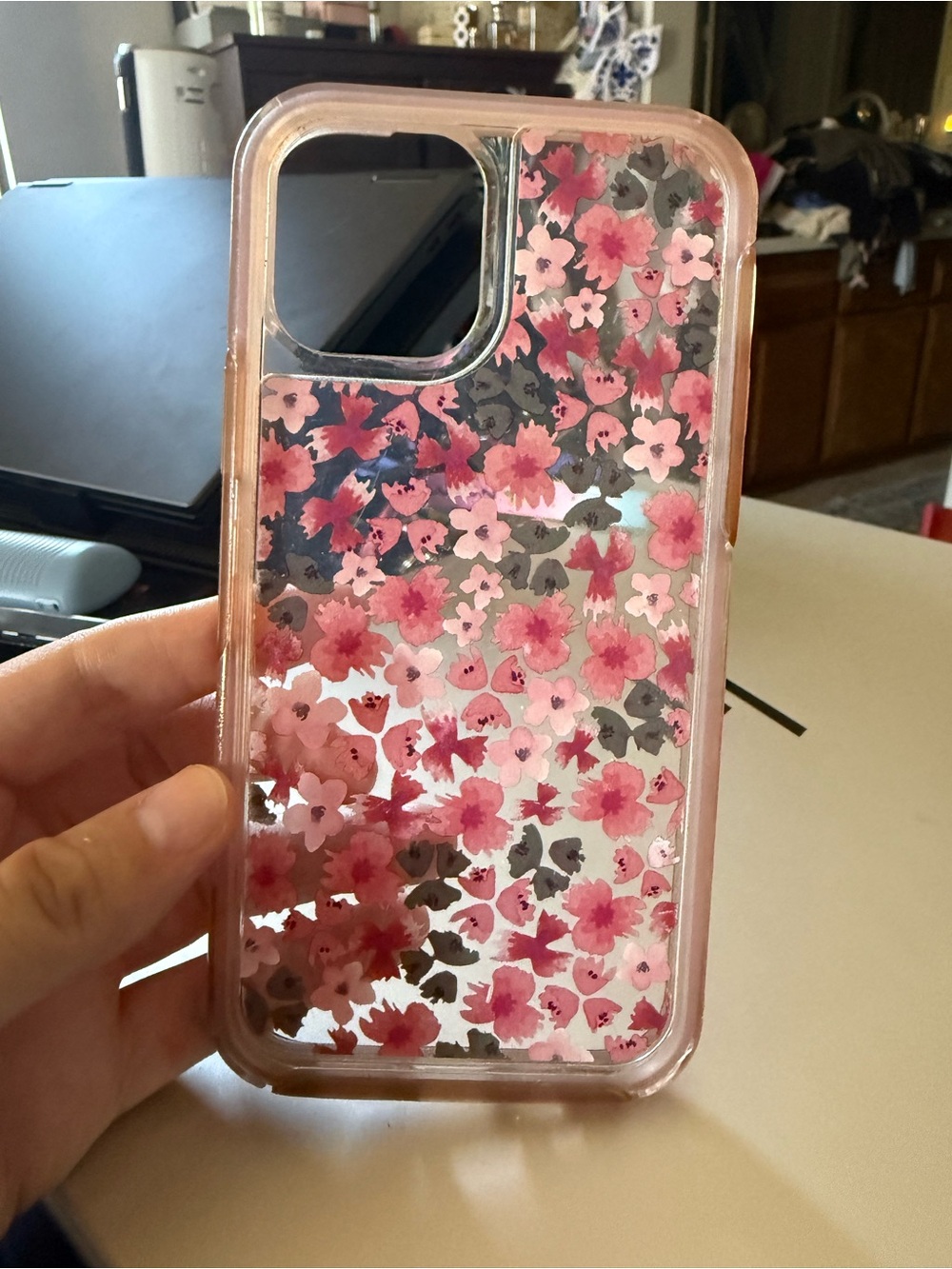 OtterBox Pink Floral Clear iPhone 12 Pro Case